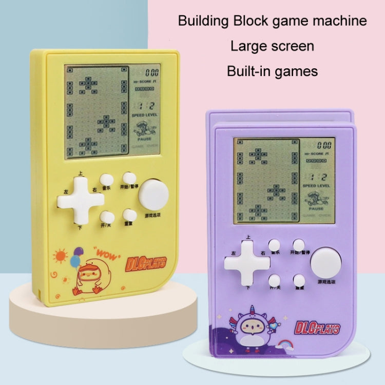 Classic Handheld Game Machine Kids Game Console Toy Educational Building Block Game Toy