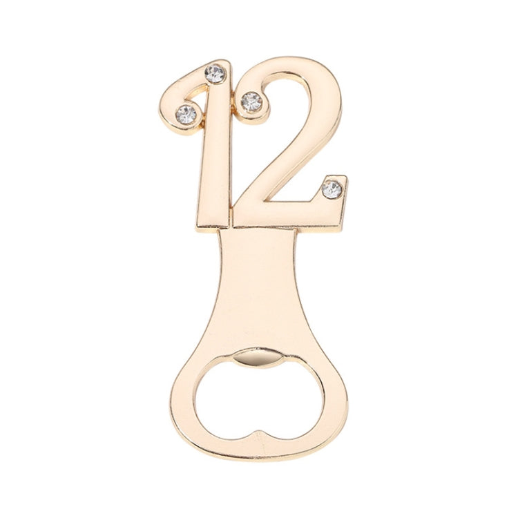 Digital Shape Wedding Party Manual Bottle Opener Beer Drinks Driver, Style: 12