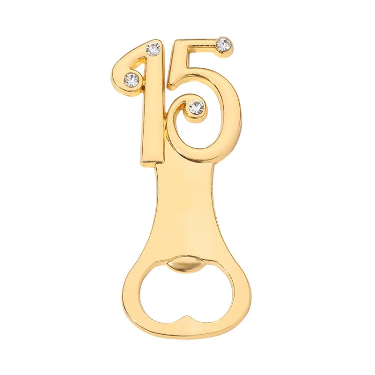Digital Shape Wedding Party Manual Bottle Opener Beer Drinks Driver, Style: 15