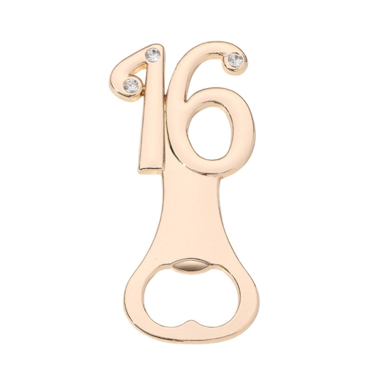 Digital Shape Wedding Party Manual Bottle Opener Beer Drinks Driver, Style: 16