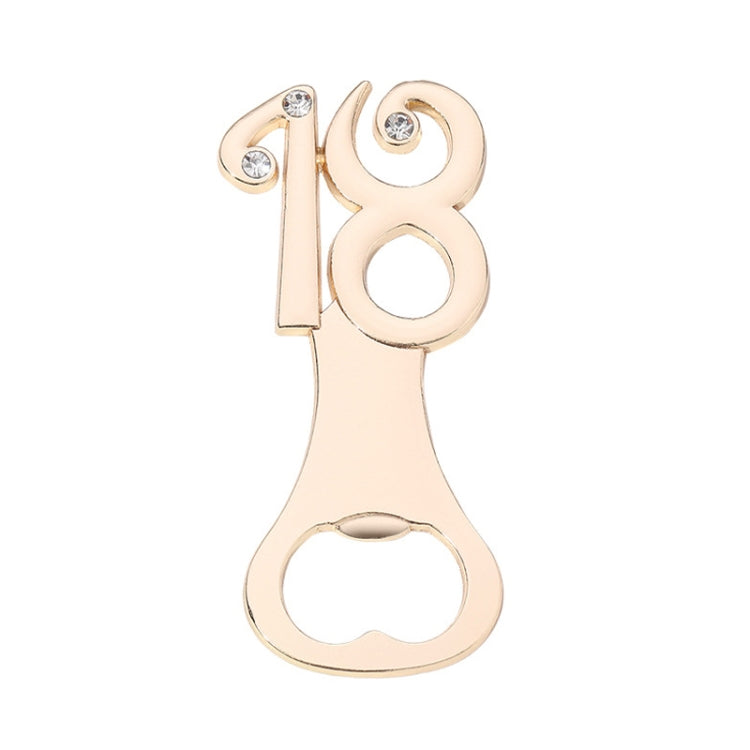 Digital Shape Wedding Party Manual Bottle Opener Beer Drinks Driver, Style: 18