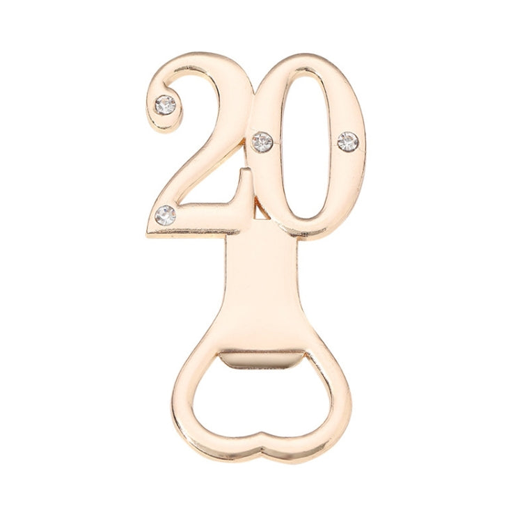 Digital Shape Wedding Party Manual Bottle Opener Beer Drinks Driver, Style: 20