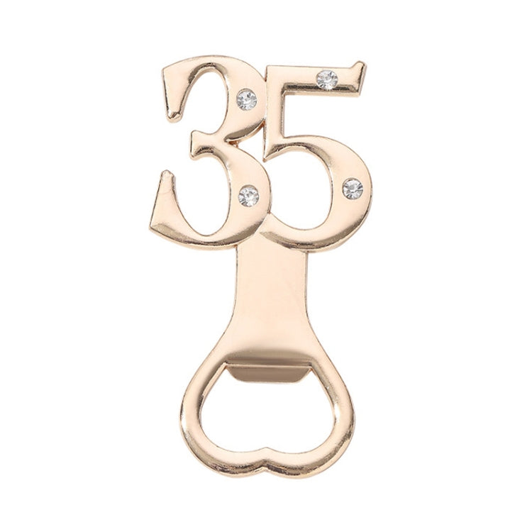 Digital Shape Wedding Party Manual Bottle Opener Beer Drinks Driver, Style: 35