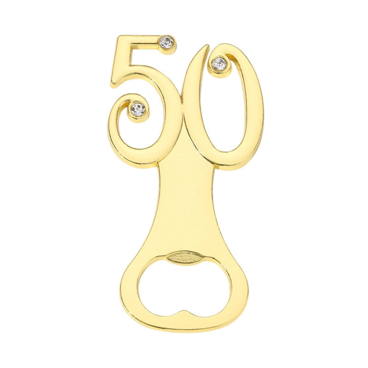 Digital Shape Wedding Party Manual Bottle Opener Beer Drinks Driver, Style: 50