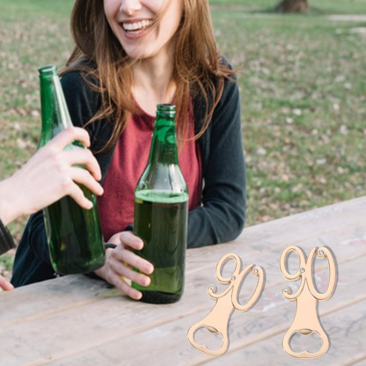 Digital Shape Wedding Party Manual Bottle Opener Beer Drinks Driver, Style: 15