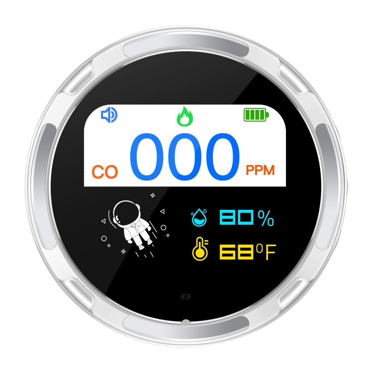 Portable Waterproof Carbon Monoxide Alarm Detector