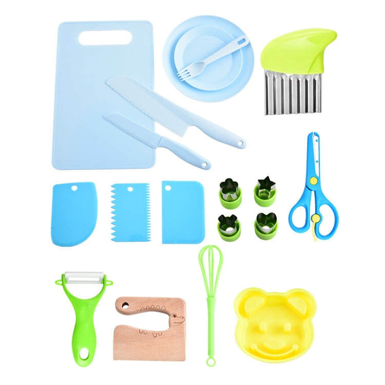 19pcs /Set Children Cooking Knife Set Early Childhood Education Kitchen Tools