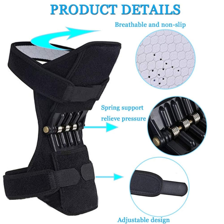 Single Knee Joint Sports Booster Knee Climbing Protection Support Gear Fitness Knee Pads
