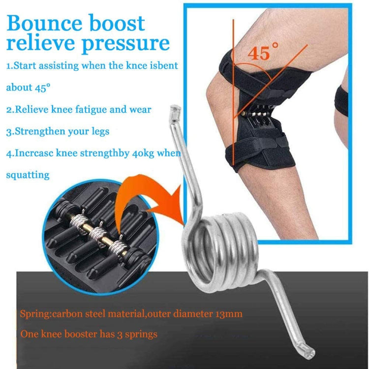 Single Knee Joint Sports Booster Knee Climbing Protection Support Gear Fitness Knee Pads