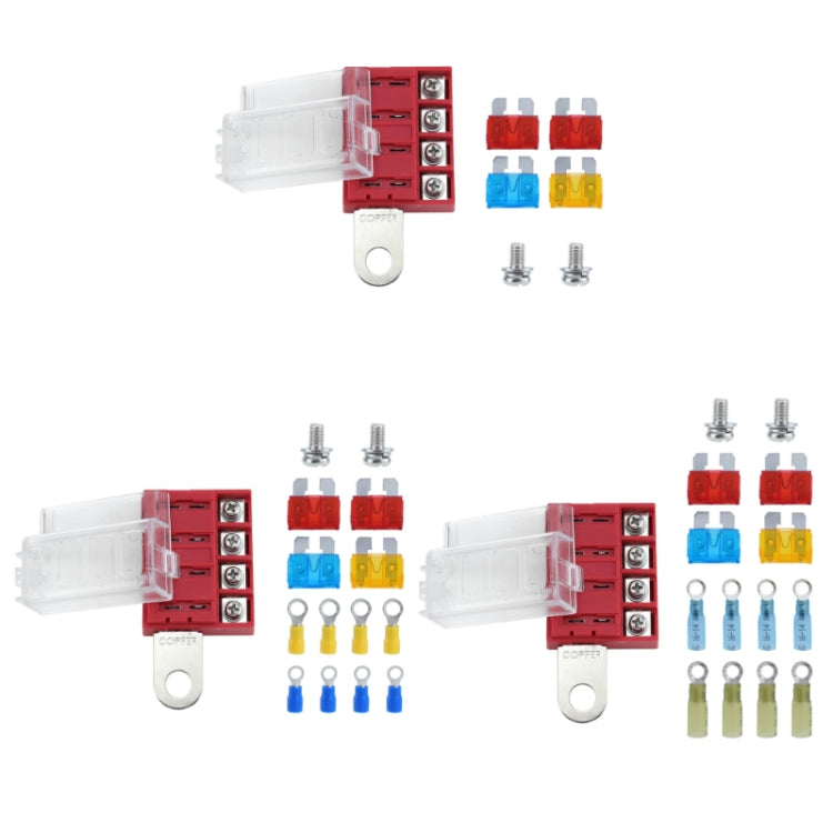 4-way RV Yacht Ignition Protection Battery Terminal Fuse Block, Specification: Two