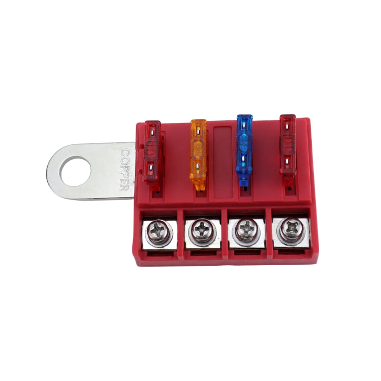 4-way RV Yacht Flame Retardant Waterproof Battery Terminal Fuse Block