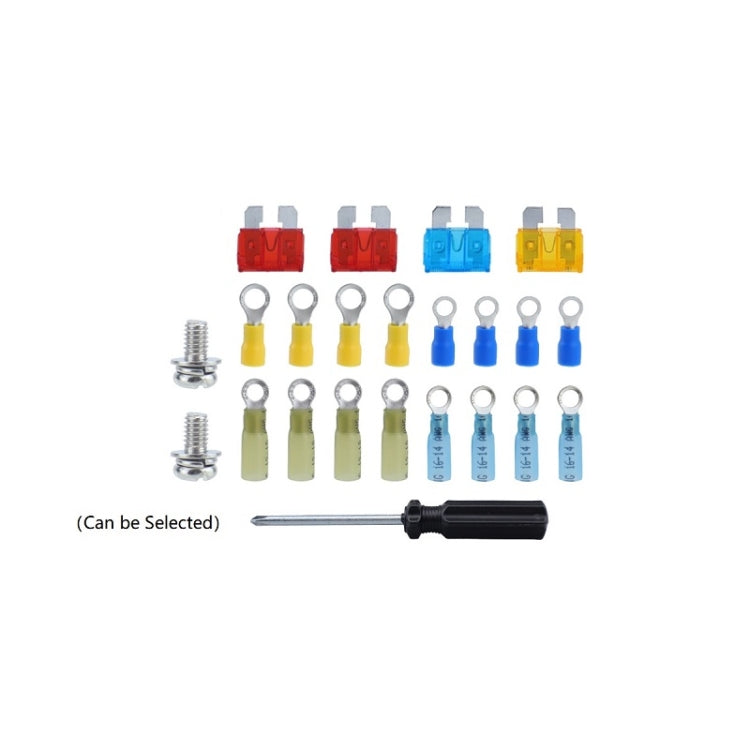 4-way RV Yacht Flame Retardant Waterproof Battery Terminal Fuse Block