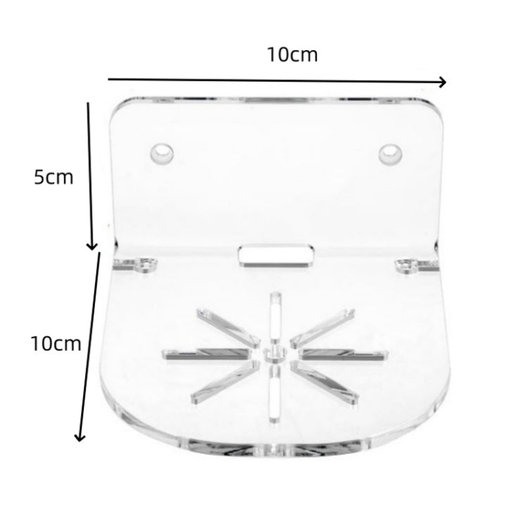 YX135 3pcs / Set Acrylic Wall Mount Bracket For Baby Monitor / Safety Camera / Speaker
