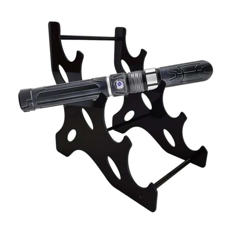 YX137 Acrylic Light Saber Display Stand 4 Layers Toy Holder
