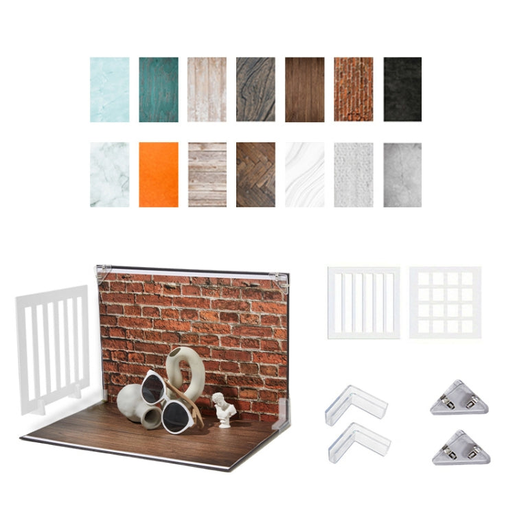42x29cm Window Pane Background Thickened Photography Props Board
