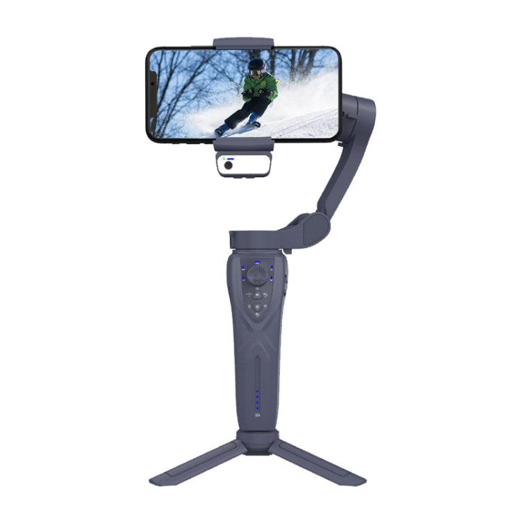 Desiontal F12 Three-Axis Foldable Handheld Stabilizer Mobile Phone Gimbal With AI Face Tracking - Black