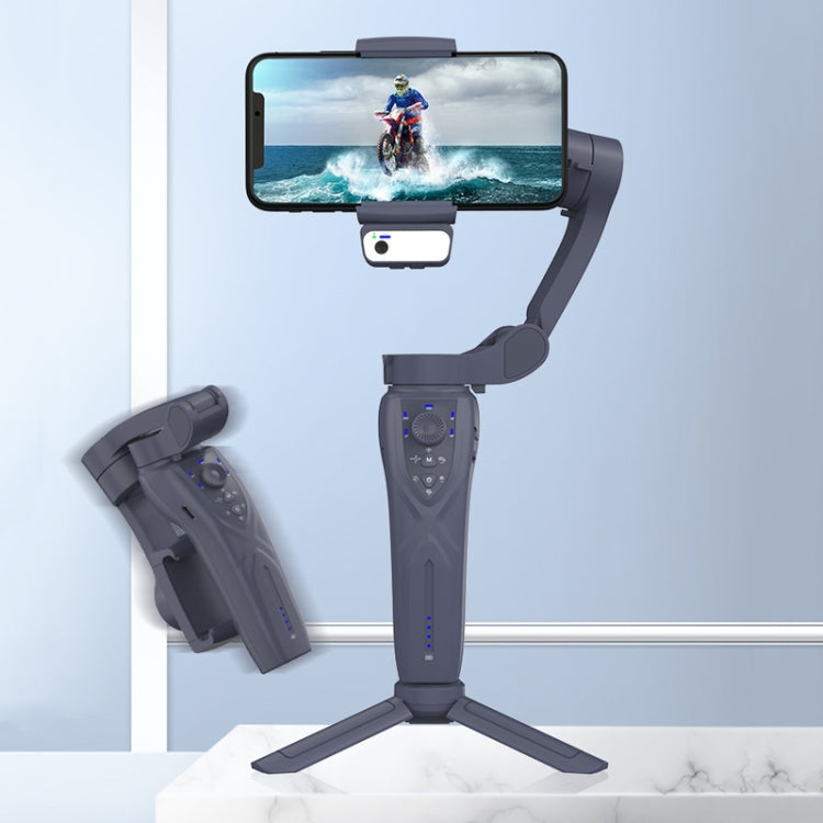 Desiontal F12 Three-Axis Foldable Handheld Stabilizer Mobile Phone Gimbal With AI Face Tracking - Black