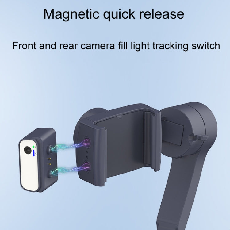 Desiontal F12 Three-Axis Foldable Handheld Stabilizer Mobile Phone Gimbal With AI Face Tracking - Black
