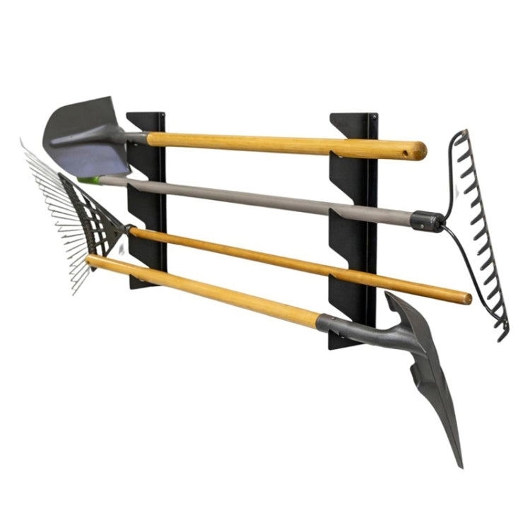 YH002 2pcs / Set Garden Patio Tools Organizing Storage Metal Wall Mounted Shelf