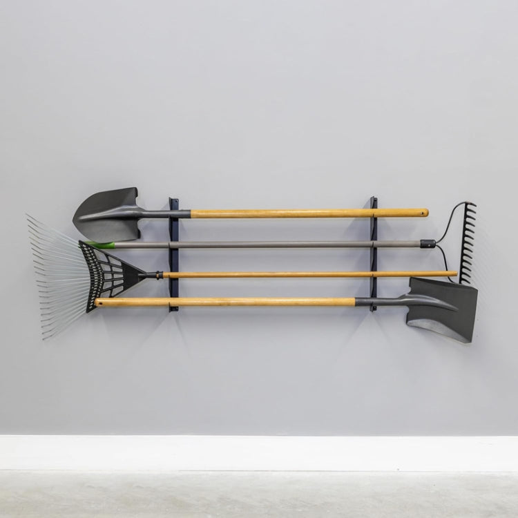YH002 2pcs / Set Garden Patio Tools Organizing Storage Metal Wall Mounted Shelf