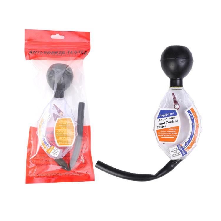 Automobile Suction Type Battery Electrolyte Hydrometer - Black
