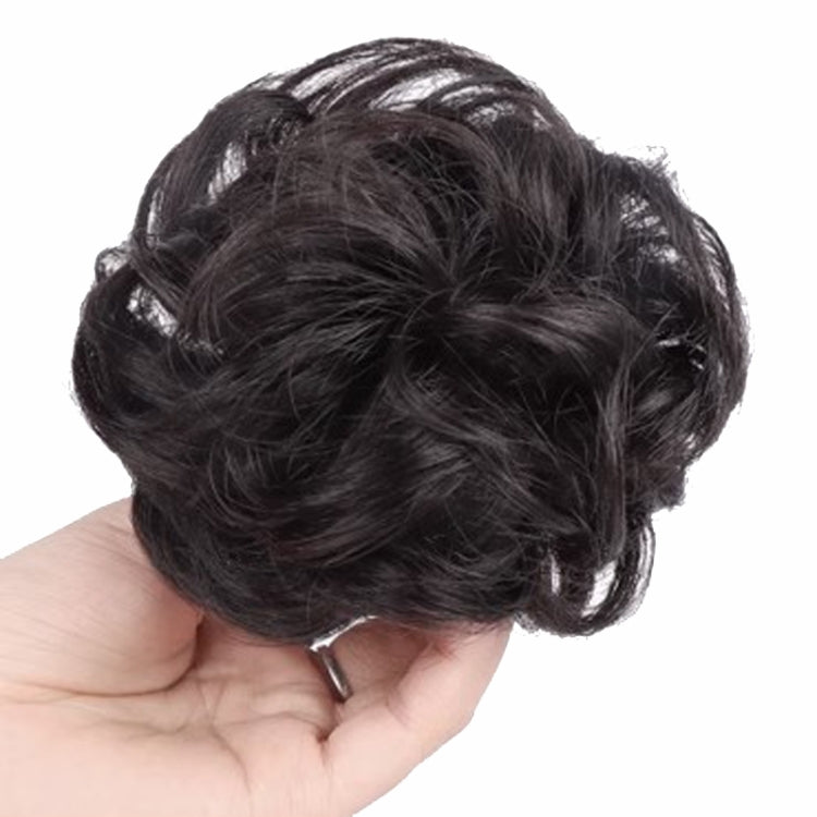 Ladies Fluffy Natural Pods Wig Grab Clip Plate Hair Buns