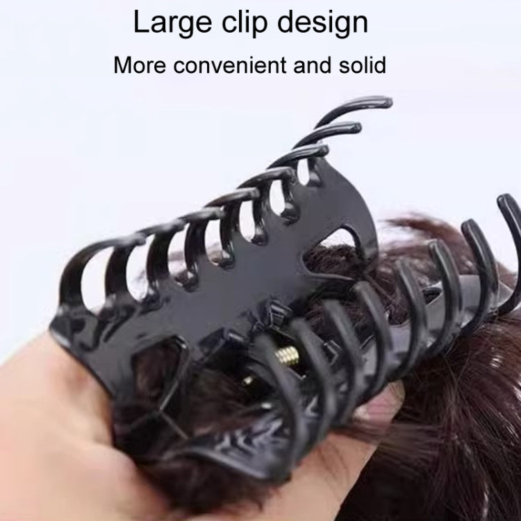 Ladies Fluffy Natural Pods Wig Grab Clip Plate Hair Buns