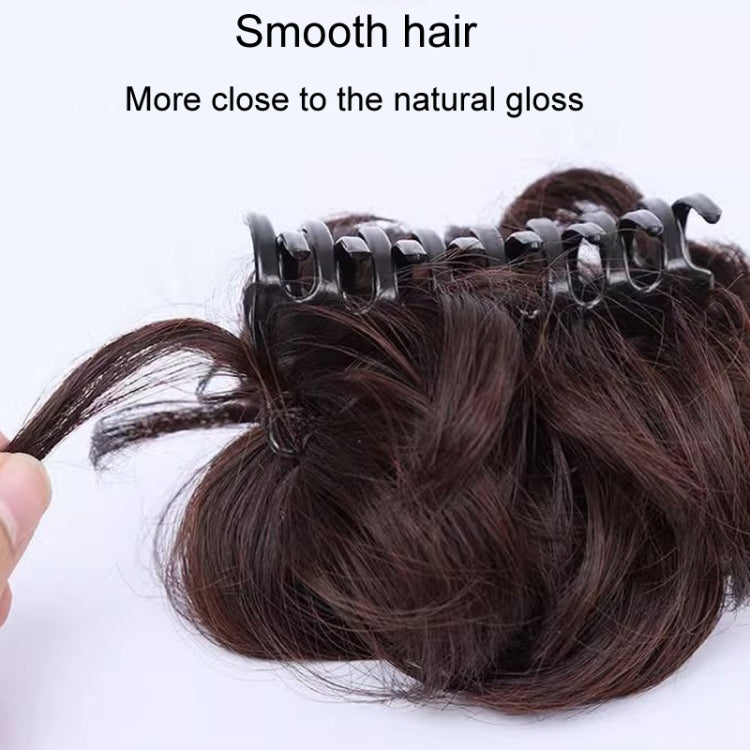 Ladies Fluffy Natural Pods Wig Grab Clip Plate Hair Buns