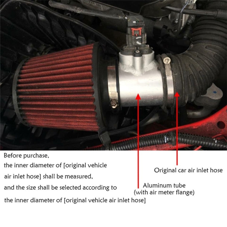 Car Modified Engine Air Flow Meter Flange Intake Sensor Base for Honda / Ford / Nissan - 83mm/3.27inch