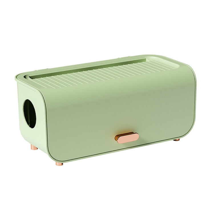 Desktop Cable Storage Box Power Cable Charger Storage Case Dustproof Waterproof Socket Organizer