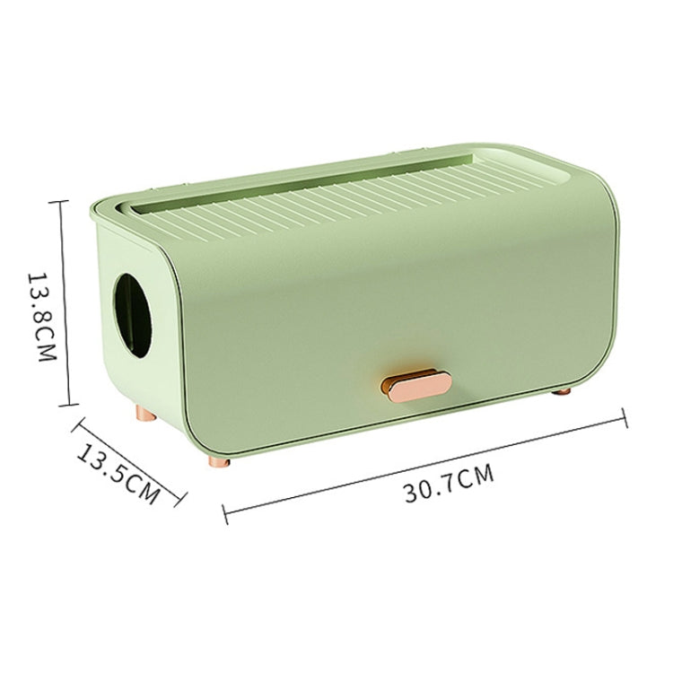 Desktop Cable Storage Box Power Cable Charger Storage Case Dustproof Waterproof Socket Organizer