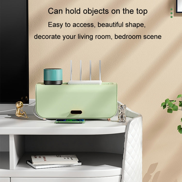 Desktop Cable Storage Box Power Cable Charger Storage Case Dustproof Waterproof Socket Organizer