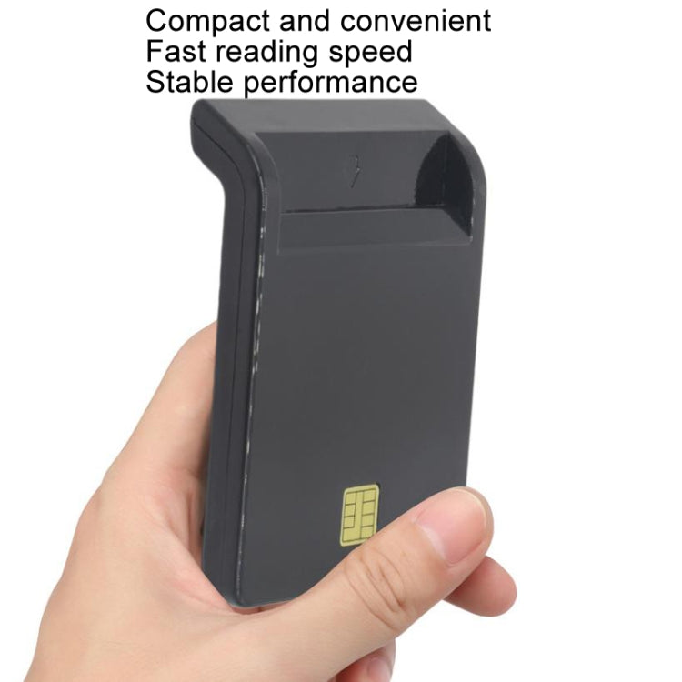 USB 2.0 IC Card / Bank Card / ID Card / SD Card Smart Reader - No Disc