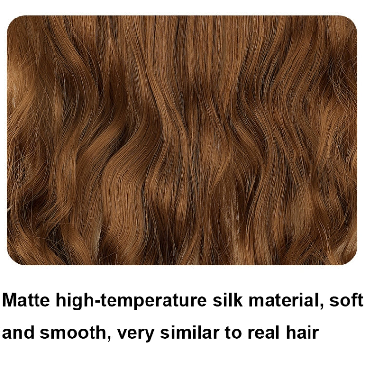 Fishing Line Hair Curtain Long Curly Wig Seamless Hair Extension