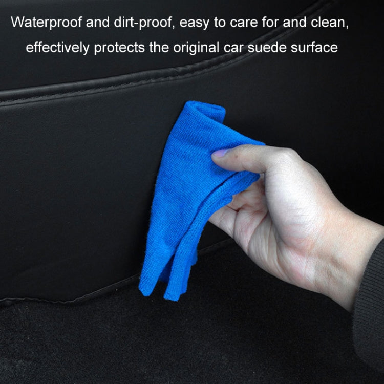 For Tesla Center Console Side Anti-kick Protective Pad, Style: For 2017-2023 Model 3 Center Console Sides Leather