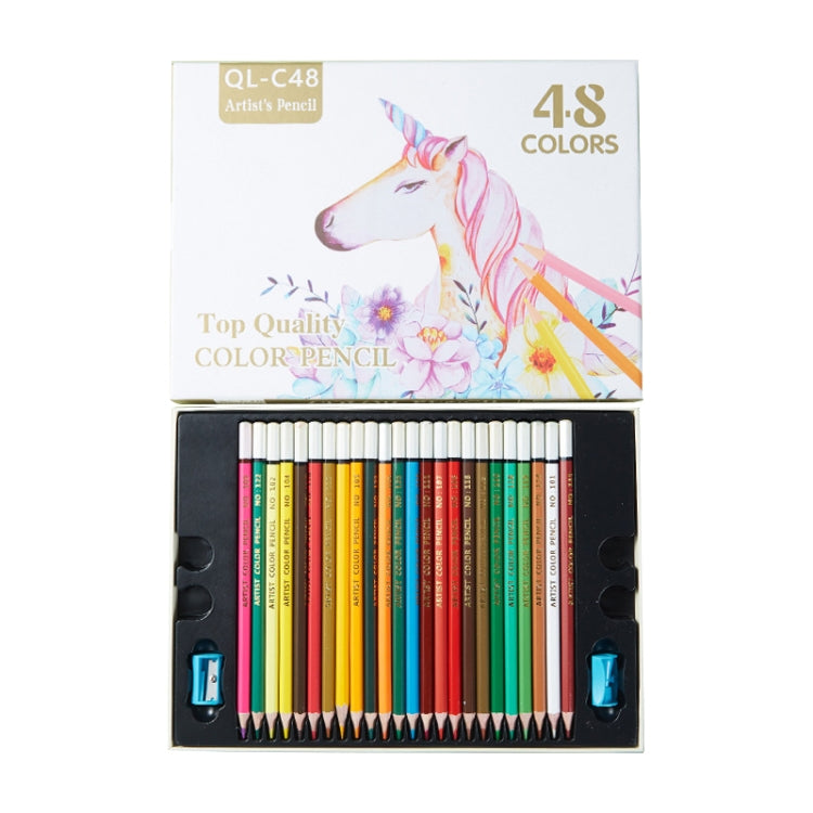 Hand-painted Graffiti Colored Pencil Set, Specifications: 48 Oil-based Colors
