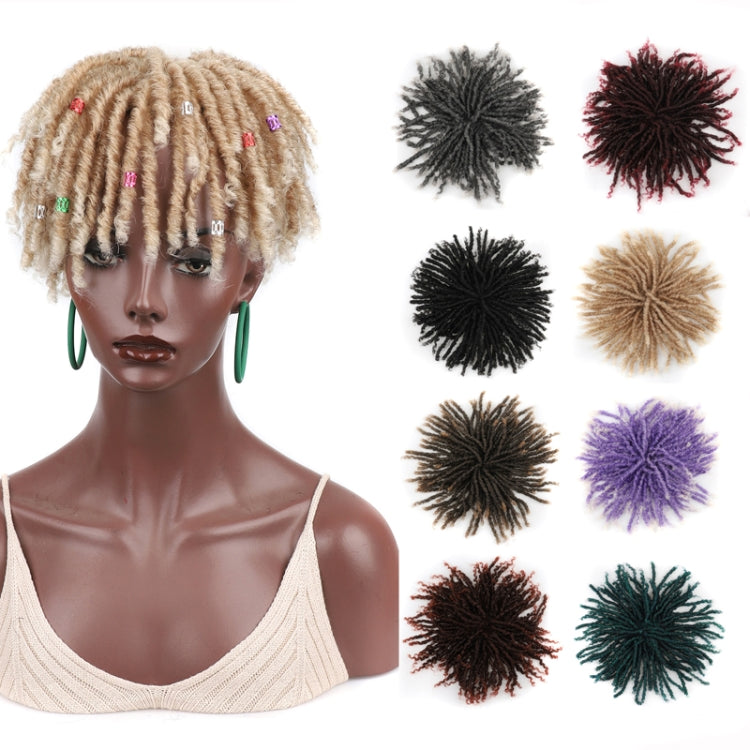 Personalized Hollow Curl Hip Hop Short Hair Dirty Braid Wig Blocks, Model: 1BT33