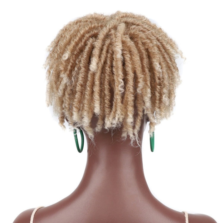 Personalized Hollow Curl Hip Hop Short Hair Dirty Braid Wig Blocks, Model: 1BT33