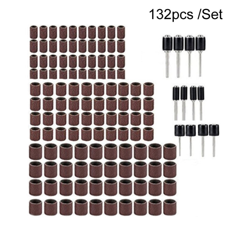 132pcs /Set Electric Grinder Woodworking Grinding Polishing Tool Set - Boxed
