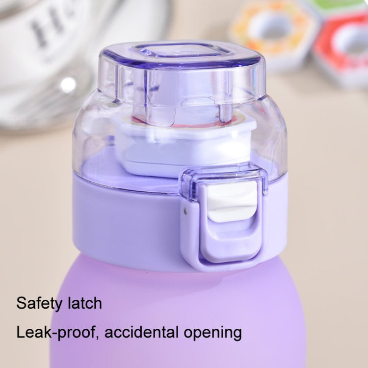600ml Scent Flavored Water Bottle Leak-Proof Outdoor Sport Water Cup With 7 0 Sugar 0 Calorie Scent Rings