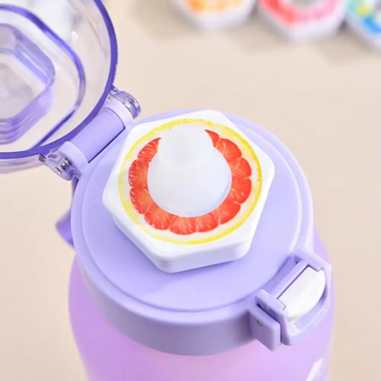 600ml Scent Flavored Water Bottle Leak-Proof Outdoor Sport Water Cup With 7 0 Sugar 0 Calorie Scent Rings