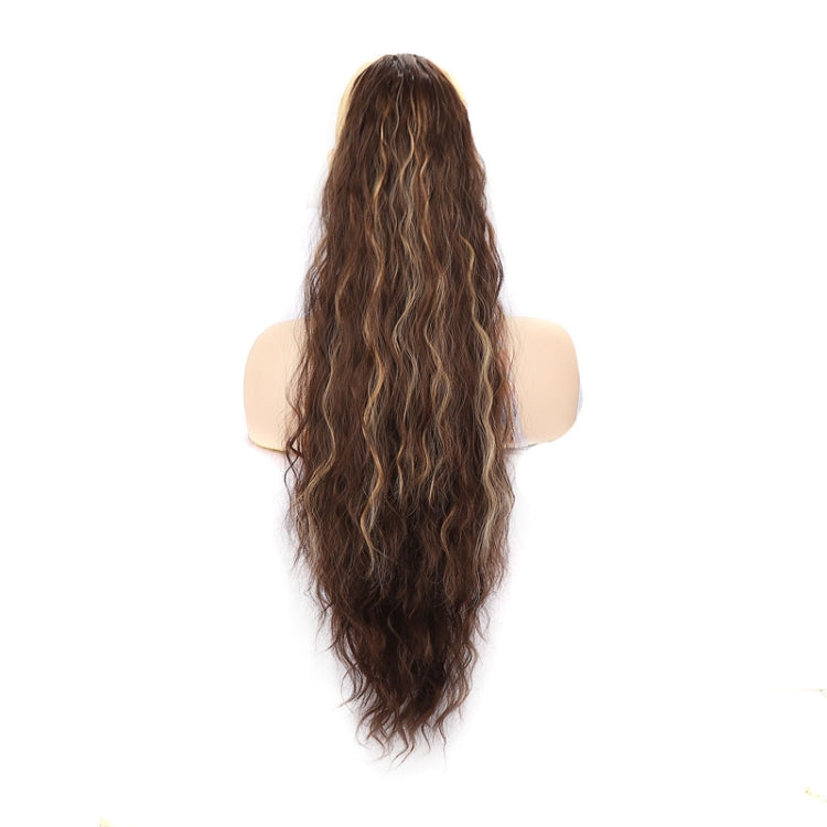 Ladies Extended Woolly Curly Rope Pulling Mesh Ponytail Wig, Color: 10BH26#