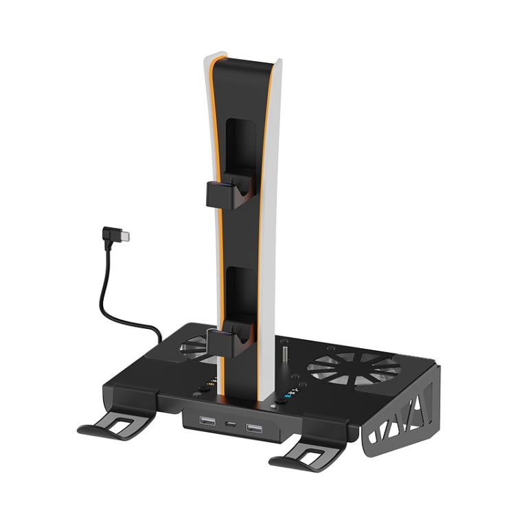 For PS5 Slim / PS5 iplay HBP-545 Wall Mount Charging Bracket - Black