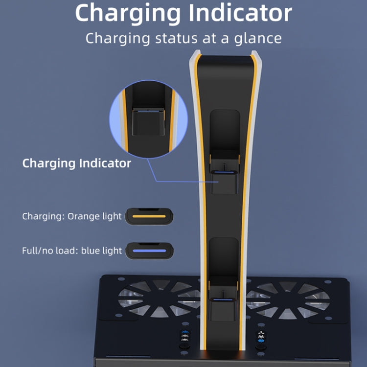 For PS5 Slim / PS5 iplay HBP-545 Wall Mount Charging Bracket - Black