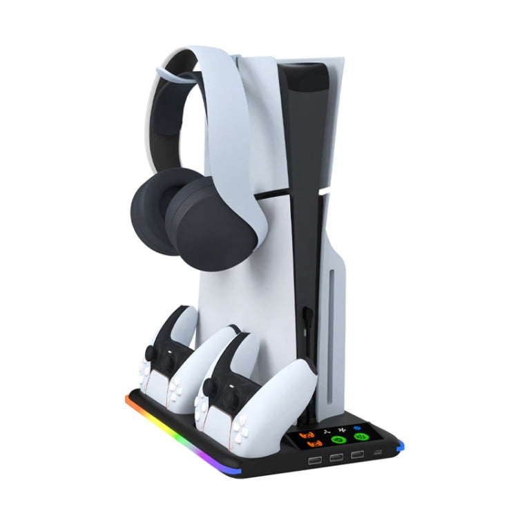 For PS5 Slim / PS5 iplay HA-8008 Cooling Bracket Headphone Organiser Grip Holder Charger
