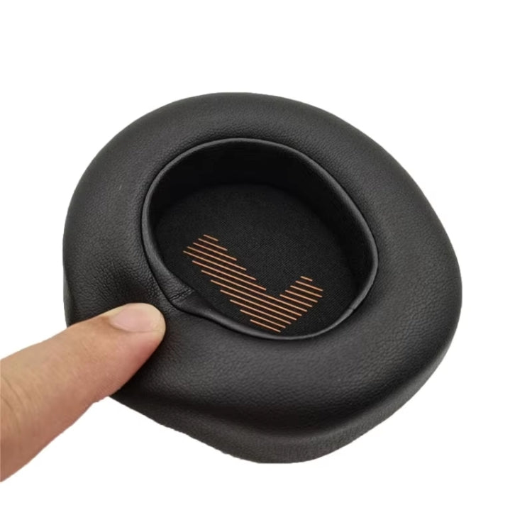 1pair For JBL QUANTUM 400 Headphone Leather Sponge Cover Earmuffs - Black