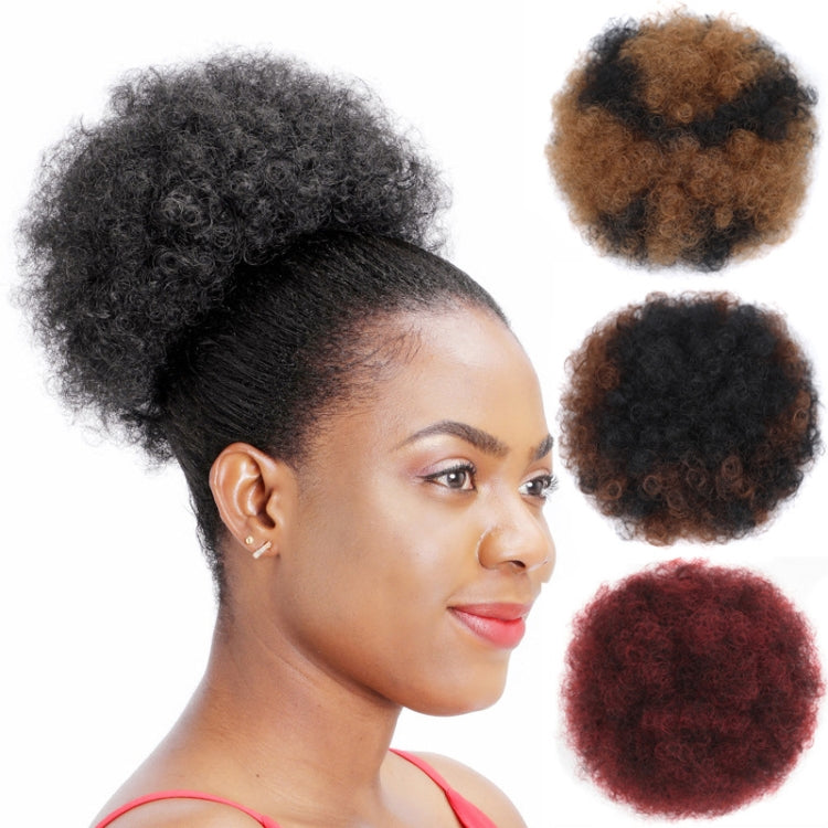 Ladies Fluffy Explosive-Head Small Curly Wig, Color: 3.4#