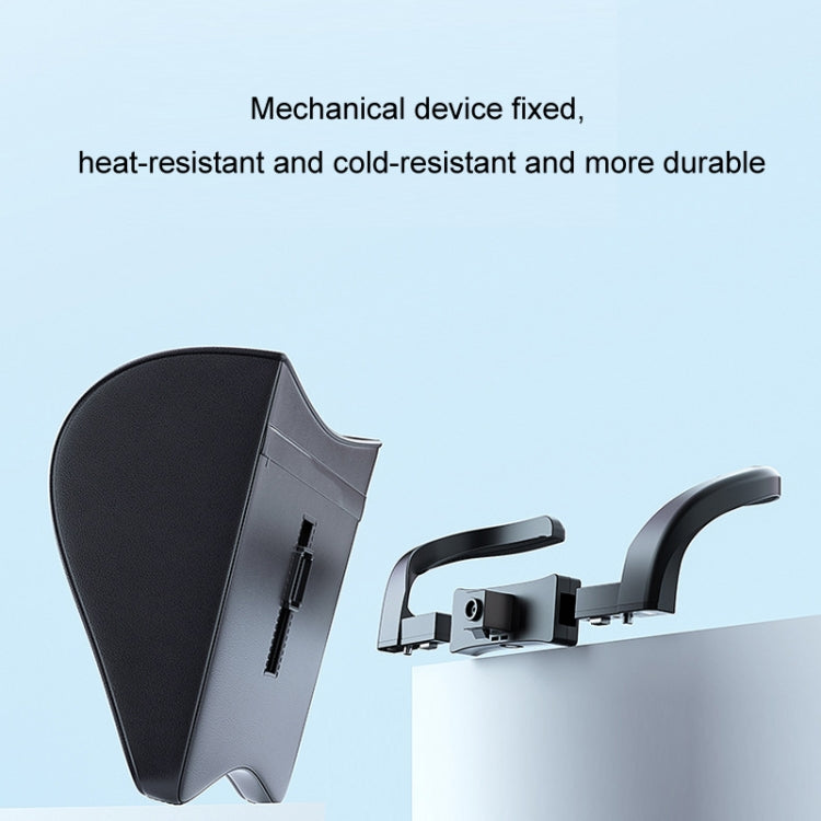 For Tesla Model 3/Y Car Memory Foam Headrest, Material: Leather