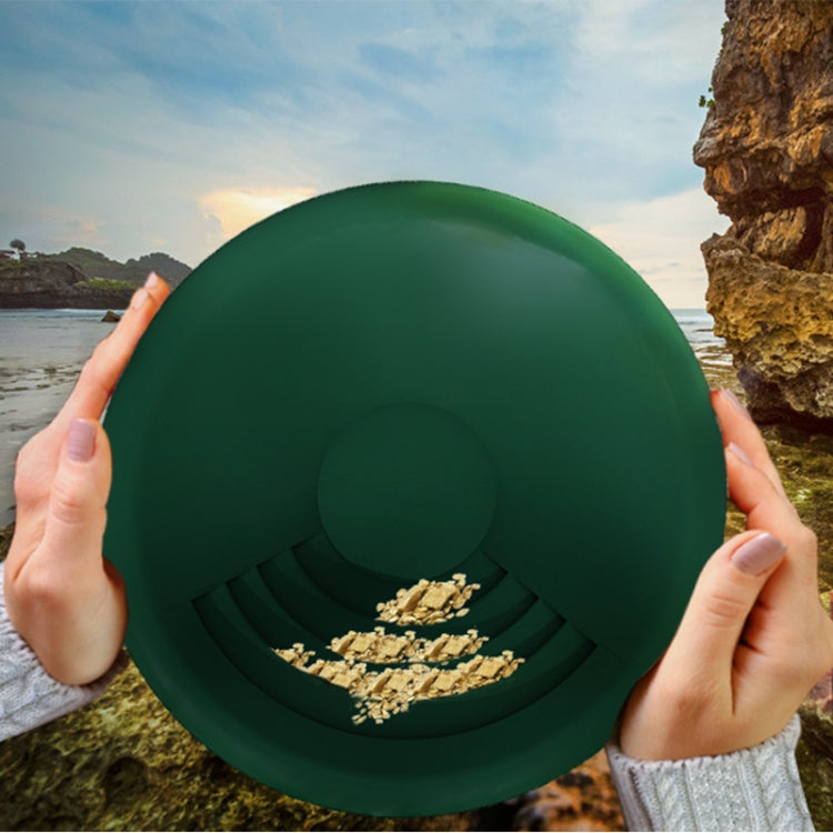14 Inch Gold Panning Pan  ABS Sifting Classifier Washing Attachment Sand Tray