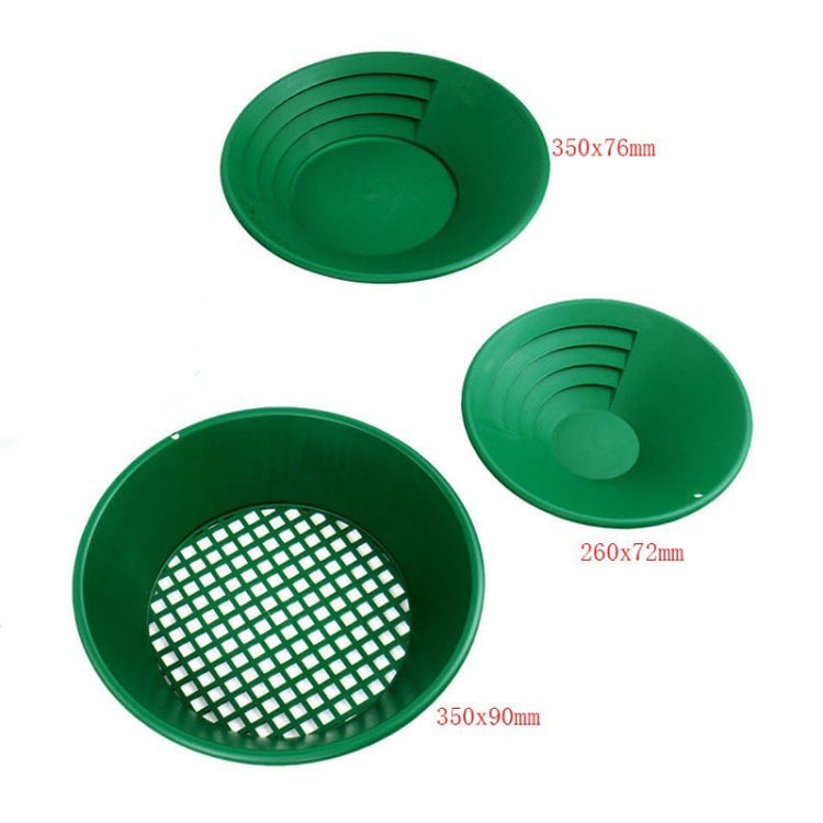Gold Sieve Tray  ABS Sifting Classifier Washing Attachment Sand Tray